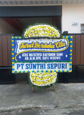 Papan Bunga Duka di Pseksu